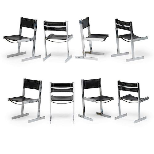 MERROW ASSOCIATES Eight dining chairs