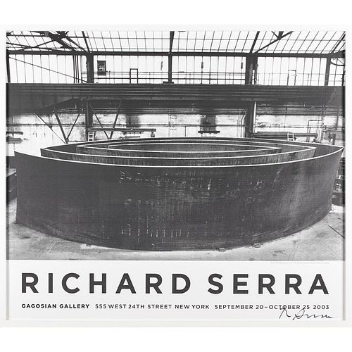 RICHARD SERRA (American, b. 1938)
