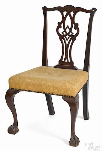 Connecticut Chippendale mahogany dining chair, ca. 1770, possibly from the workshop of Eliphalet C