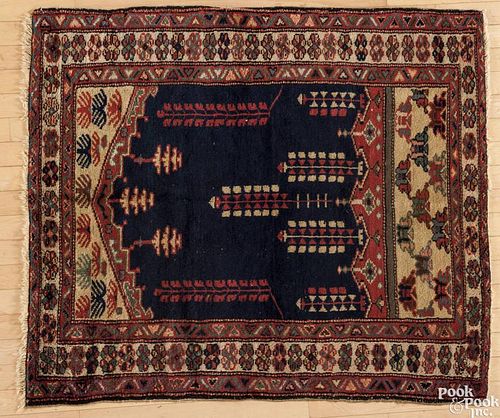 Kurdish carpet, ca. 1930, 4' x 3'5''.