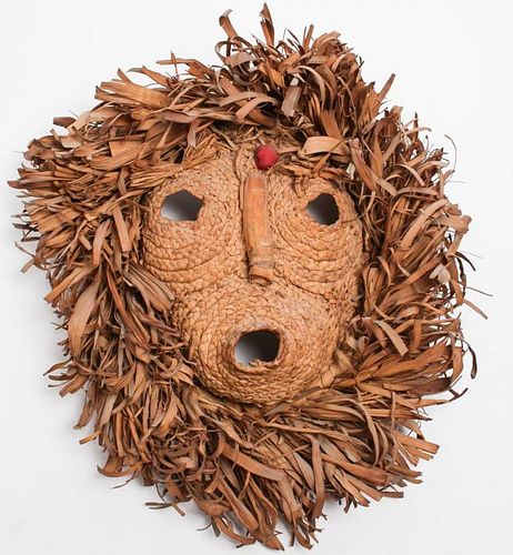Vintage Native American Iroquois Corn Husk Mask