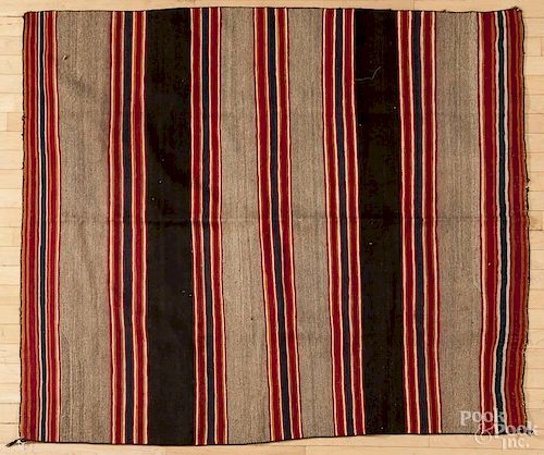 Navajo Native American Indian rug, 20th c., 66'' x 57''.