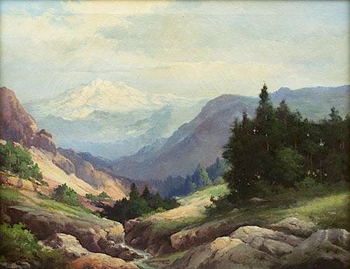 Mount Moran by Robert W. Wood