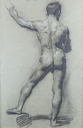 Male Nude by Ernest Martin Hennings