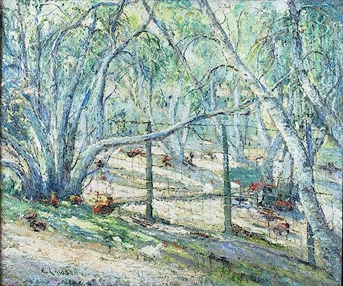 Zoo in Central Park by Ernest Lawson