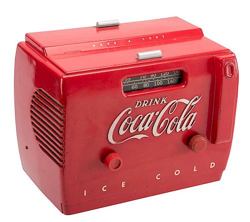 Coca-Cola Co. Cooler Radio.