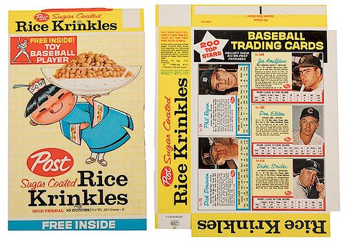 Sugar Coated / Frosted Rice Krinkles. Lot of Over 20 Prototype Cereal Boxes.