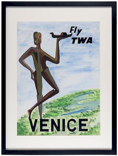 Fly TWA Venice Maquette.