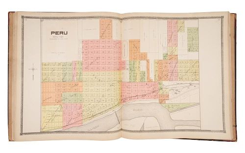 [ILLINOIS] Standard Atlas of La Salle County Illinois including a Plat Book of the Villages, Cities and Townships of the Coun
