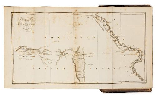 EDMONSTONE, Archibald (1795-1871). A Journey to Two of the Oases of Upper Egypt. London, 1822. ORIGINAL BOARDS. FIRST EDITION