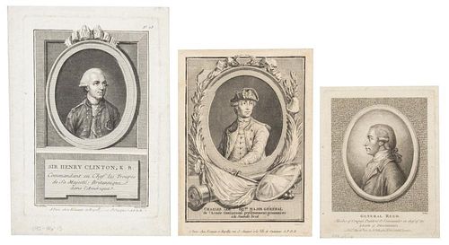 [PORTRAITS - HISTORIC FIGURES] A group of 18th- and early 19th-century small-format engraved portraits of historic figures. T