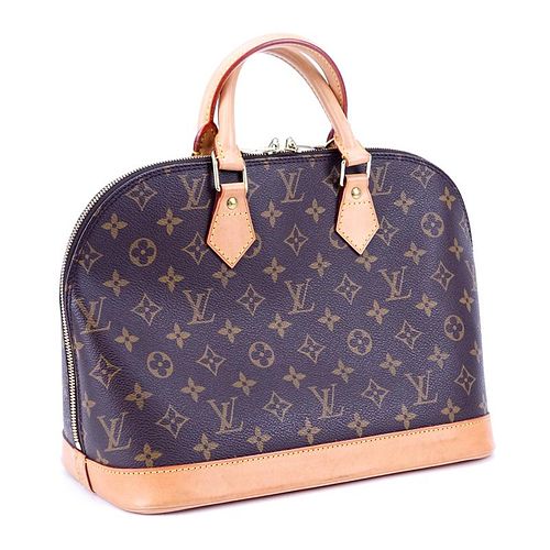 Vintage Louis Vuitton Alma Bowler Bag.