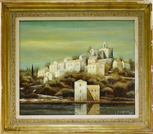 Jean-Pierre Capron OC Painting of a French Village