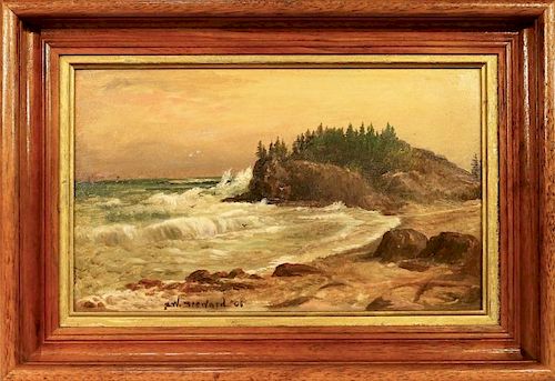 Seth W. Steward Coastal Maine Landscape Painting