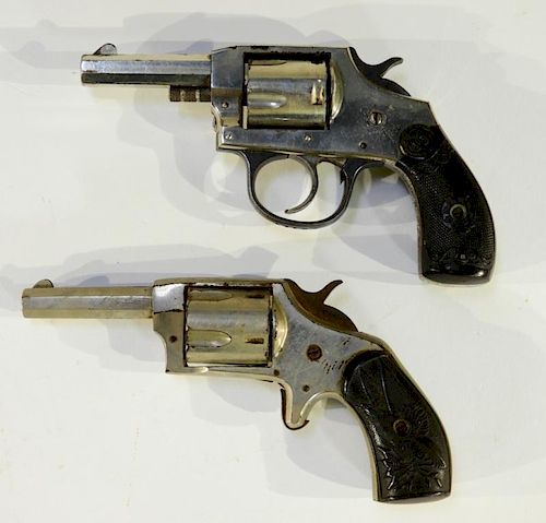 2 American Antique Revolver Pistol Hand Guns