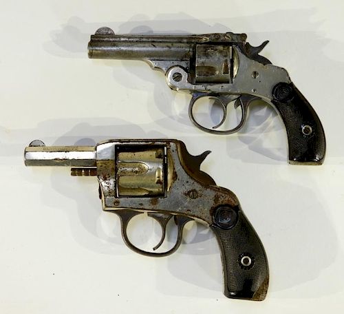 2 Harrington & Richardson Antique Revolver Pistols