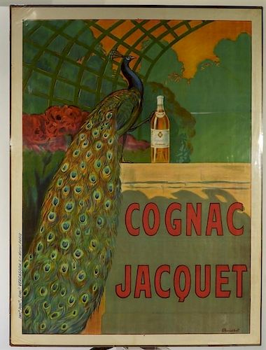 LARGE Camille Bouchet Cognac Jacquet Color Poster