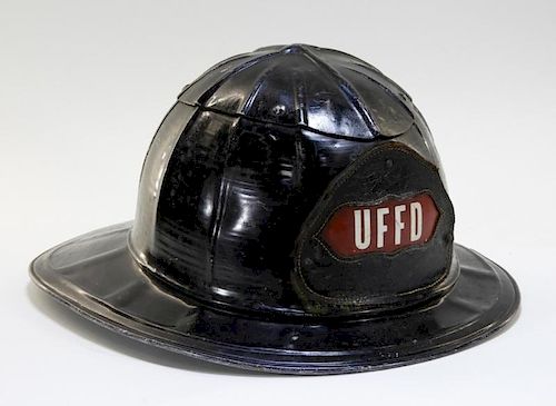 Vintage Cairns & Bros. Metal Fire Fighter Helmet