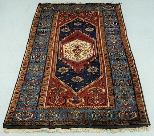 20C. Turkish Oriental Geometric Pattern Carpet