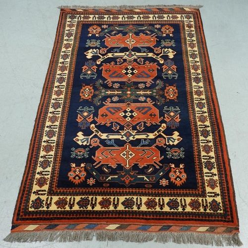 Oriental Persian Pakistani Bijar Pattern Carpet