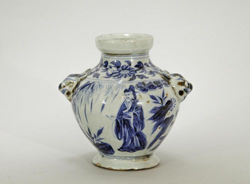 Chinese Blue/White Ming Style Jar