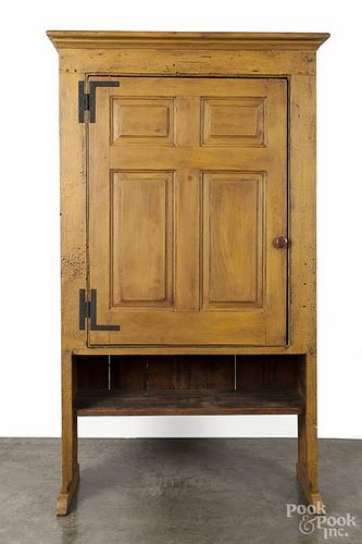 Bryce Ritter contemporary painted pine cupboard, 80 1/2'' h., 44 1/4'' w.