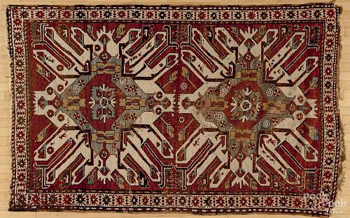 Eagle Kazak carpet, 7'8'' x 5'.