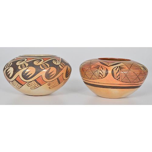 Elva Nampeyo (Hopi, 1926-1985) Pottery Jars