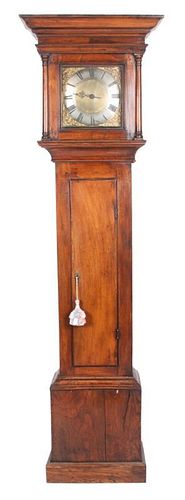 An English Tall Case Clock Height 79 inches.