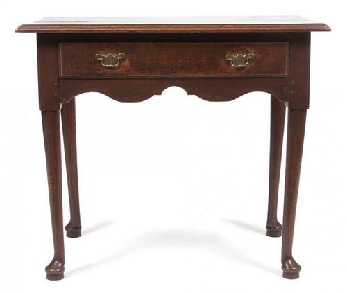 An American Occasional Table Height 28 x width 32 x depth 20 inches.