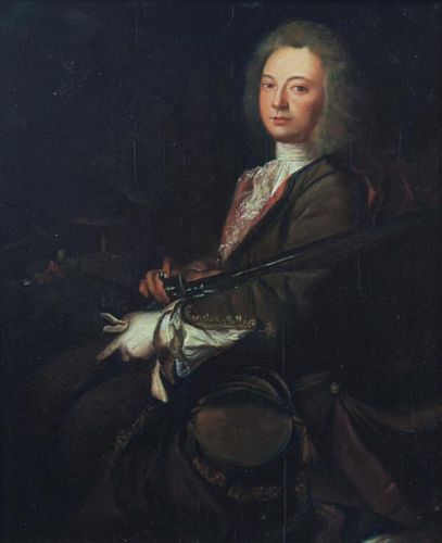 Artist Unknown, (19th century), Portrait of a Man with White Glove and Sword