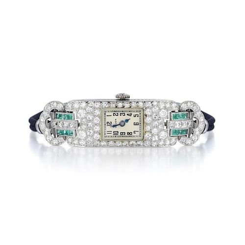 Gruen Art Deco Diamond Ladies Watch