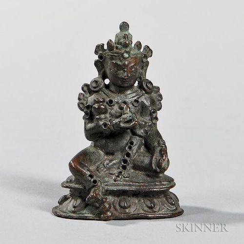 Copper Alloy Bodhisattva 铜合金菩萨像