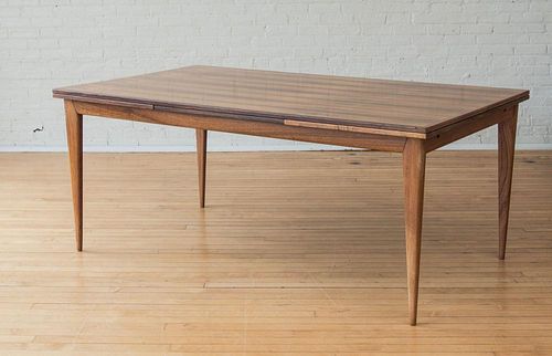 NIELS MOLLER DRAW-LEAF ROSEWOOD DINING TABLE