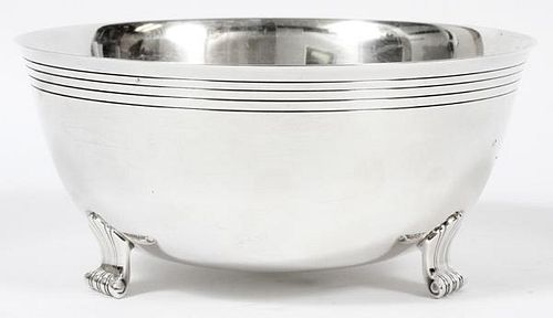 WATSON SILVER CO. STERLING FOOTED BOWL
