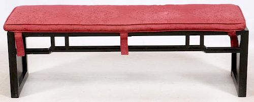 CHINESE LACQUERED BENCH