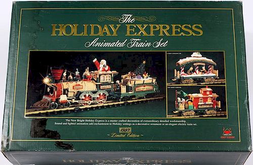 THE HOLIDAY EXPRESS ANIMATED TRAIN SET 1997
