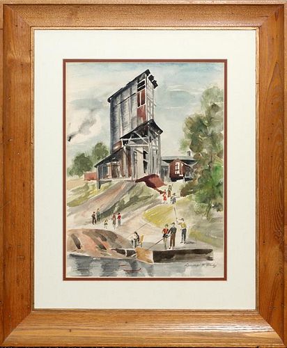 LENORA B. DAILY WATERCOLOR ON PAPER C.1940