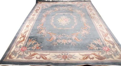 CHINESE SCULPTED WOOL RUG