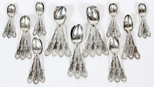 TOWLE OLD ENGLISH STERLING SPOONS 35 PIECES