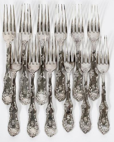 CANADIAN STERLING FORKS 12 PIECES