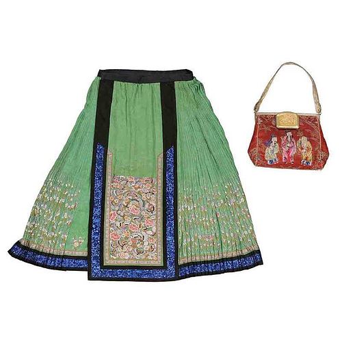 Chinese Silk Purse and Skirt