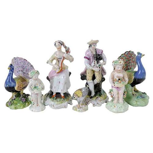 Assorted Group Seven English Figurines