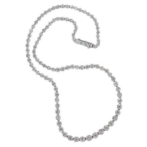 Tiffany & Co. Platinum & Diamond Necklace*