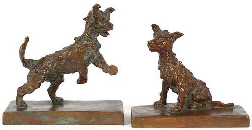 EDITH B. PARSONSTERRIER BOOKENDS