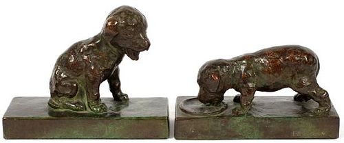 EDITH B. PARSONSBOOKENDS PUPPIES