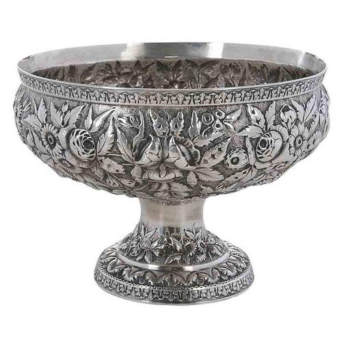 Sterling Repousse Compote