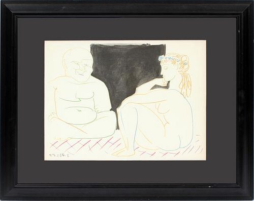 AFTER PABLO PICASSO LITHOGRAPH 1954