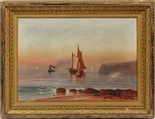 H. W. MOORE OIL ON CANVAS 1890