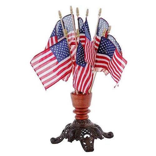 Country Store Miniature Flag Stand